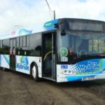 Hybrid Buses on the Road in Guadalajara